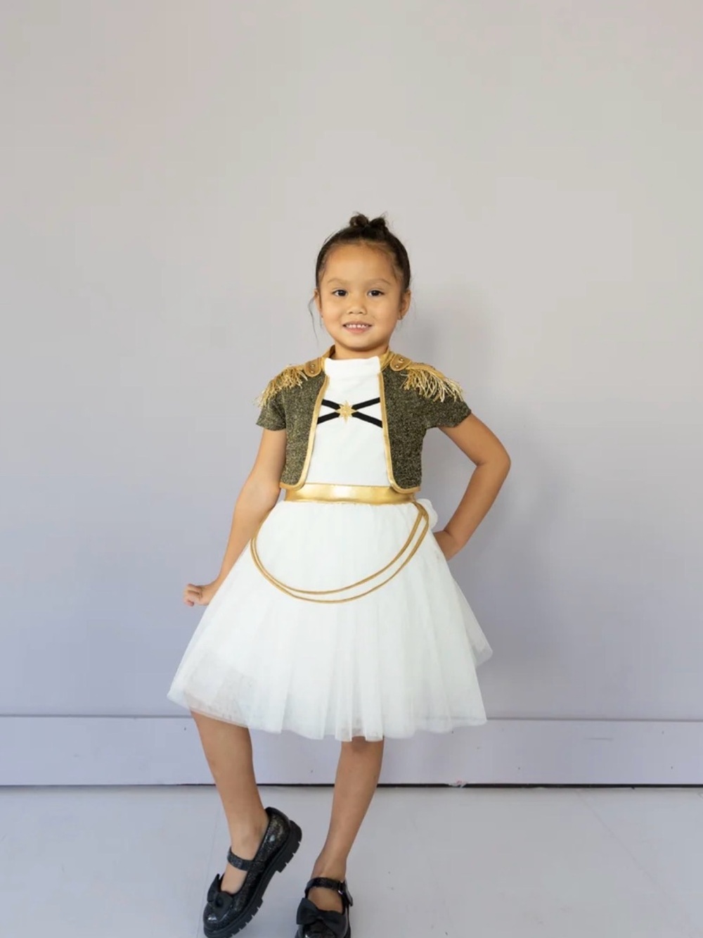 Taylor Joelle Golden Spotlight KPop Demon Hunter Tulle Dress Sz 7